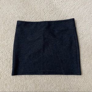 Forever 21 Stretch Black Miniskirt